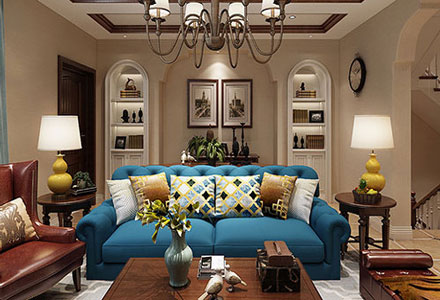 美式风格客厅装修特点与细则讲究！你会喜欢吗？